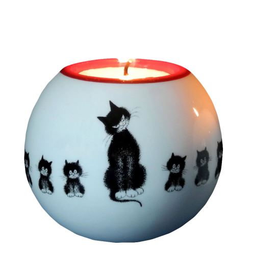 Porte-Bougie Boule Chats par Dubout