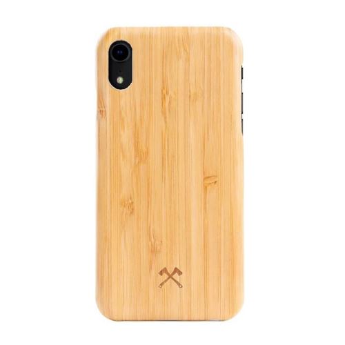 Woodcessories EcoCase Slim - Achterzijde behuizing voor mobiele telefoon - FSC-hout, aramide kern - bamboe - voor Apple iPhone XR