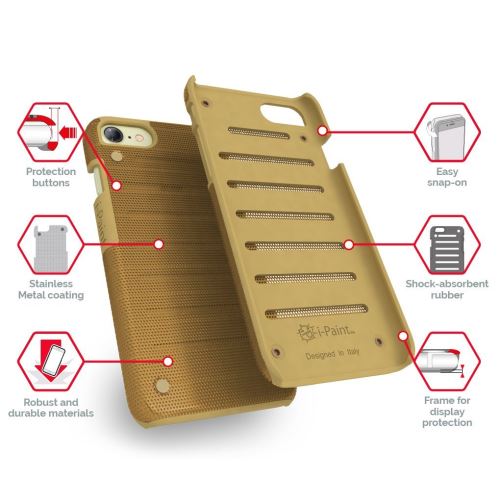 I-Paint Coque pour iPhone 6P/6SP Or