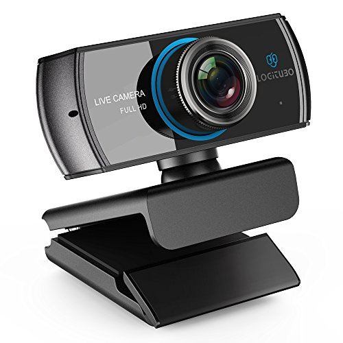 Logitubo HD Webcam 1080P/1536P Live Streaming Caméra avec Double Microphones Web Cam Fonctionne avec XBox One/PC/MacBook/Support TV