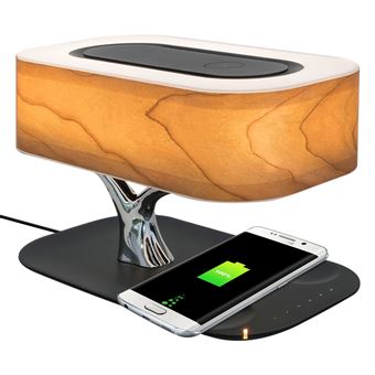 Chargeur Sans Fil QI + Lampe LED + Haut-parleurs Bluetooth 4Smarts Smart  Bonsai - Chargeur pour téléphone mobile - Achat & prix