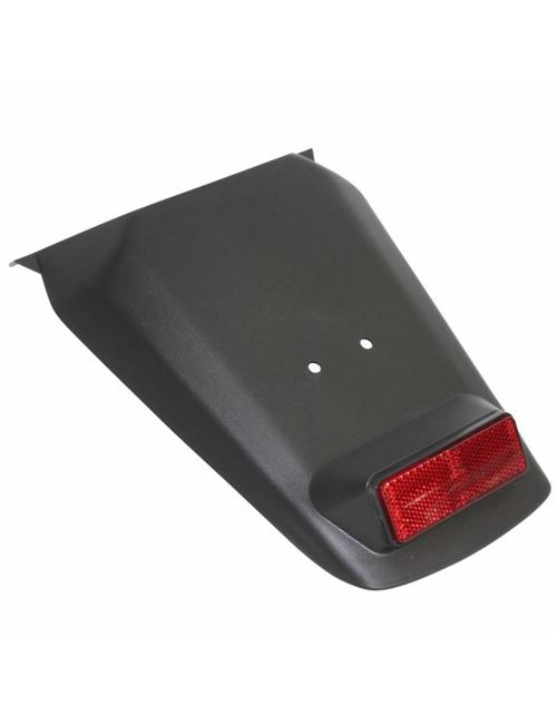 Bavette-garde boue arriere scoot adaptable mbk 50 booster 2004+-yamaha 50 bws 2004+ noir -p2r-