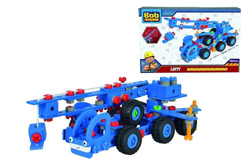 Eichhorn 109325108 Jeu de Construction Bob Le Bricoleur - Camion de Grue Lofty