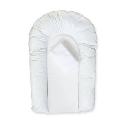 DOMIVA LOT 1 matelas a langer PVC CONFORT forme U + 1 housse éponge bouclette 50x75 cm Blanc