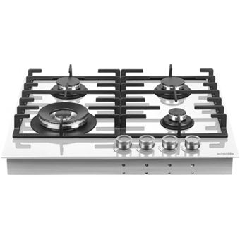 Scholtès SOTG1630W - Table de cuisson au gaz - 4 plaques de cuisson - Niche - largeur : 56 cm - profondeur : 48 cm - blanc