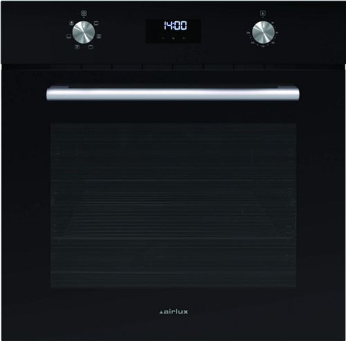 Airlux Serie 100 AFC108BK - Four - intégrable - niche - largeur : 56 cm - profondeur : 56 cm - hauteur : 59.5 cm - avec système auto-nettoyant - classe A - noir
