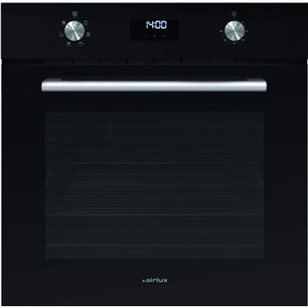 Airlux Serie 100 AFC108BK - Four - encastrable - niche - largeur : 56 cm - profondeur : 56 cm - hauteur : 59.5 cm - avec système auto-nettoyant - classe A - noir - 1