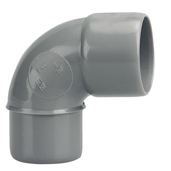 Coude PVC Mâle Femelle 87°30 D40 - WAVIN - 3026039 - 1