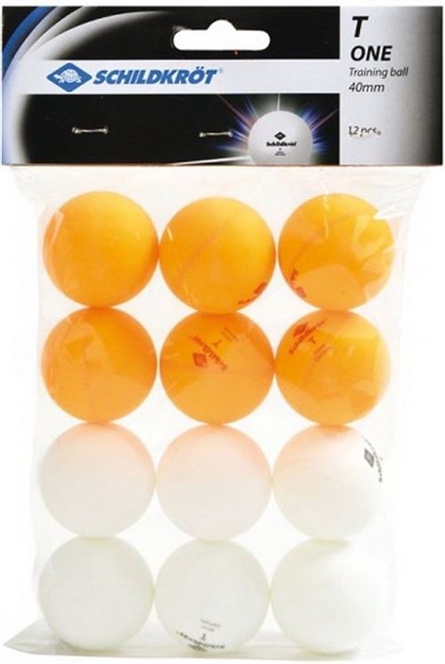 Balles de tennis de table Donic Schildkröt Jade Poly 40+ Blanc et Orange