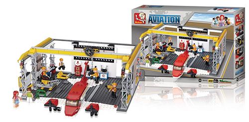 Jeu de Construction - L'hydravion à Hélice - 214 Pièces