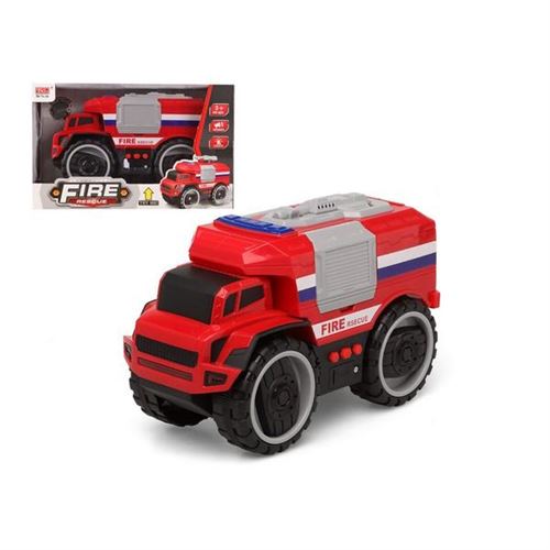 Camion de Pompiers Rescue Rouge 113708