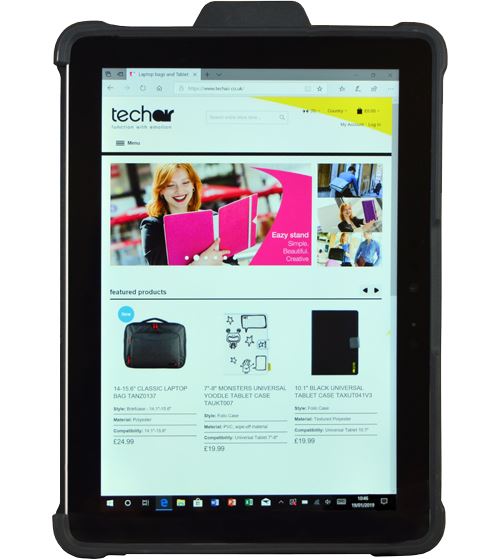 Coque de protection et transport noire pour Surface Go Tech Air