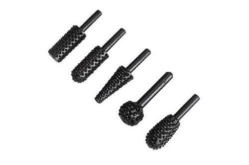 WOLFCRAFT Raspel-Senker-Satz, Rundschaft, 5 - schwarz