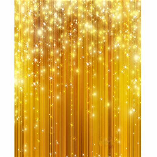 de photographie de thème de Noël de paillettes d'or de vinyle imperméable de 2.1x1.5m