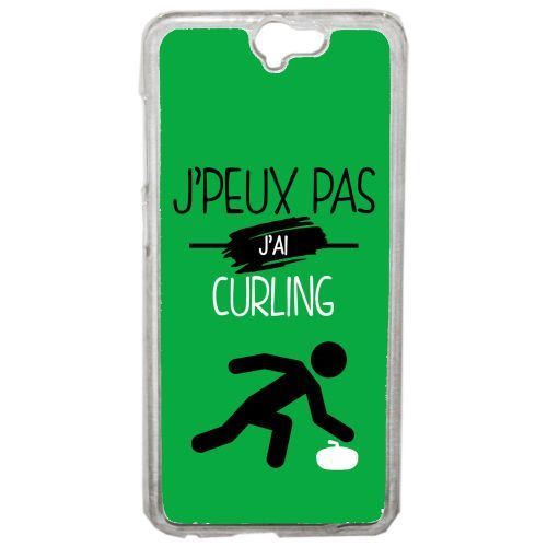 Coque j peux pas j ai curling 11 compatible htc one a9 transparent