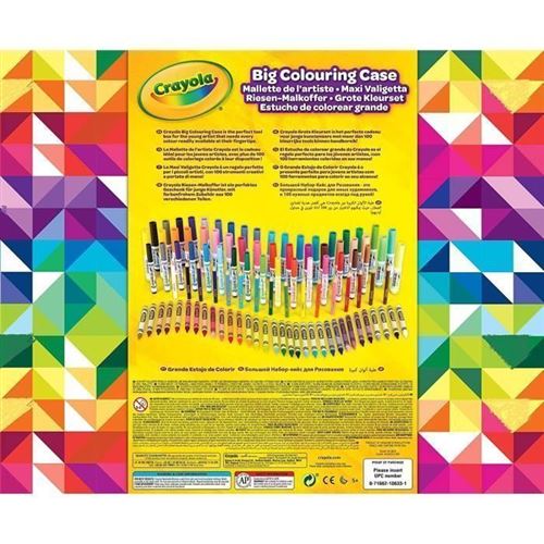 Mallette de coloriage Crayola 43 pièces