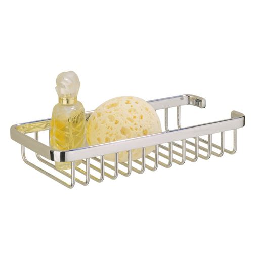 Porte-éponge/bouteille chromé Tiger Exquisit 26,5x12,3 cm 489020342