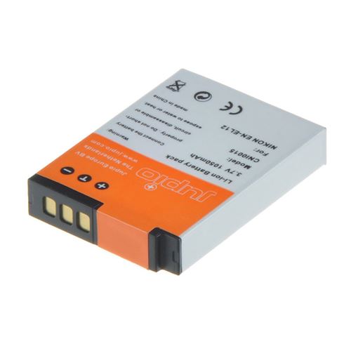 Jupio - Batterie - Li-Ion - 1050 mAh - pour Nikon Coolpix A1000, A900, AW120, AW130, P340, S9600, S9900, W300; KeyMission 170, 360