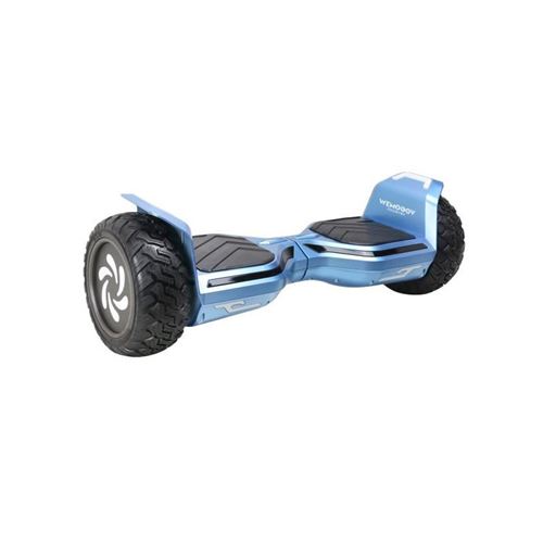 TAAGWAY Hoverboard électrique Country - Tout terrrain - 8,5' - 700W - 4,4Ah - Bleu