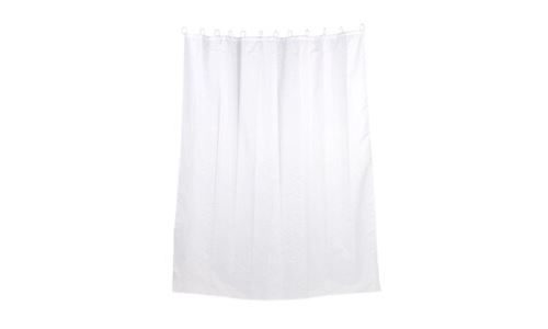 Rideau de douche 180 x 200 cm - Anti-moisissures - Blanc