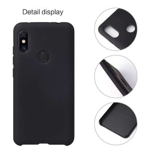 Coque en TPU doux et soyeux noir pour votre Xiaomi Redmi Note 6 Pro