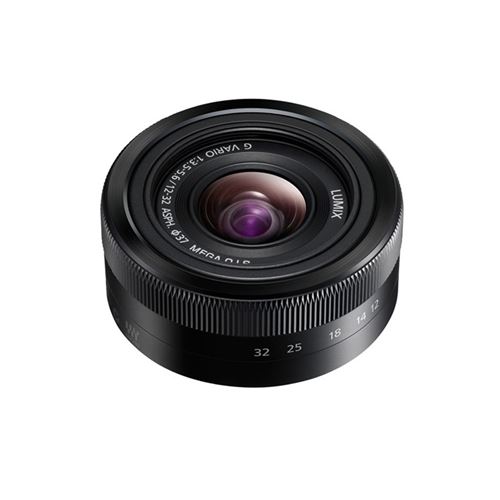 Objectif Lumix G Vario 12-32mm f/3,5-5,6 MEGA OIS Noir