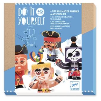 Kit créatif Djeco Personnages animés à l'abordage