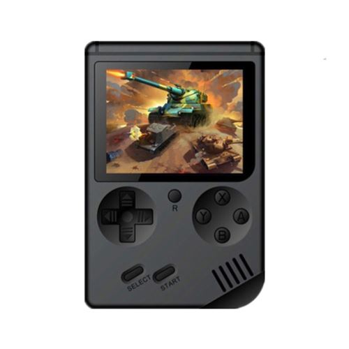 Console de jeux Portable Rétro Classic avec 168 jeux Classiques - Noir