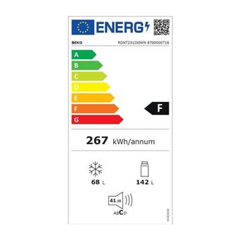 Réfrigérateurs combinés BEKO, BEK8859377106707