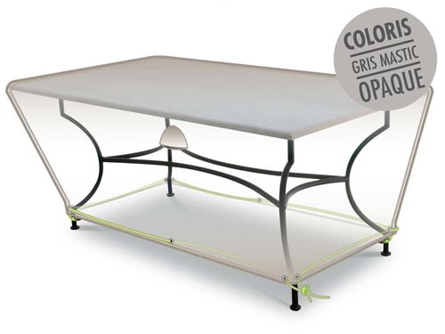 Housse de protection pour table rectangulaire 210 x 100 x 50 cm LUXE