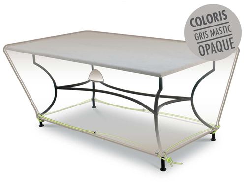 Housse de protection Cover Line pour table rectangulaire 6-8 personnes - 210 x 100 x 50 cm