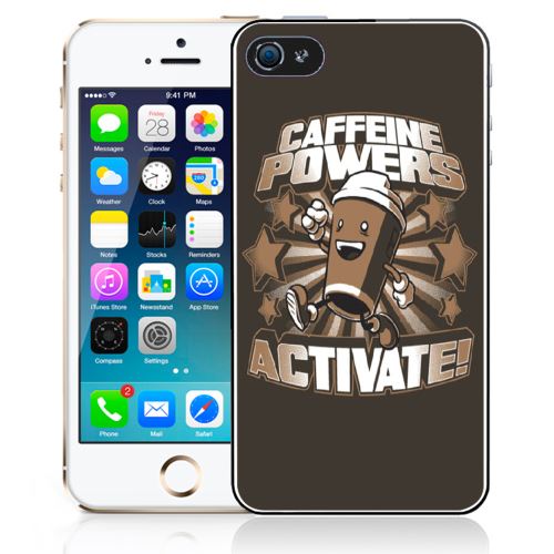 Coque pour iPhone 5C cafeine power