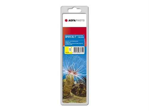 AgfaPhoto - 111 ml - jaune - compatible - cartouche d'encre (alternative pour : HP 971XL, HP CN628AE) - pour HP Officejet Pro X451dn, X451dw, X476dn MFP, X476dw MFP, X551dw, X576dw MFP