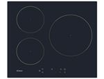 Candy CI633CTT - Table de cuisson à induction - 3 plaques de cuisson - Niche - largeur : 56 cm - profondeur : 49 cm - noir