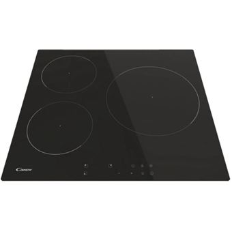 Candy CI633CTT - Table de cuisson à induction - 3 plaques de cuisson - Niche - largeur : 56 cm - profondeur : 49 cm - noir