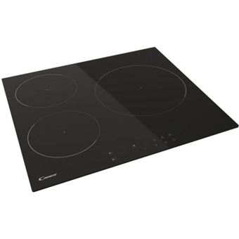 Candy CI633CTT - Table de cuisson à induction - 3 plaques de cuisson - Niche - largeur : 56 cm - profondeur : 49 cm - noir