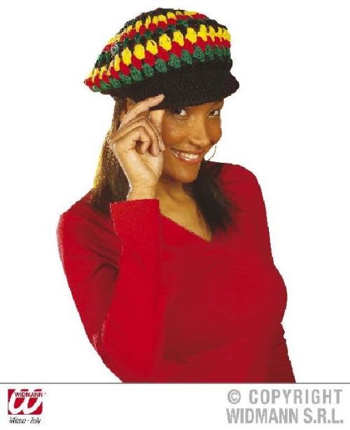 Casquette rasta laine
