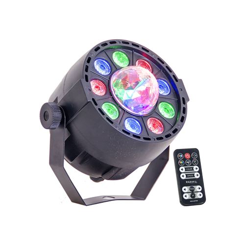 IBIZA LIGHT 15-1472 Projecteur PAR + Astro - Effet de lumiere 2-en-1