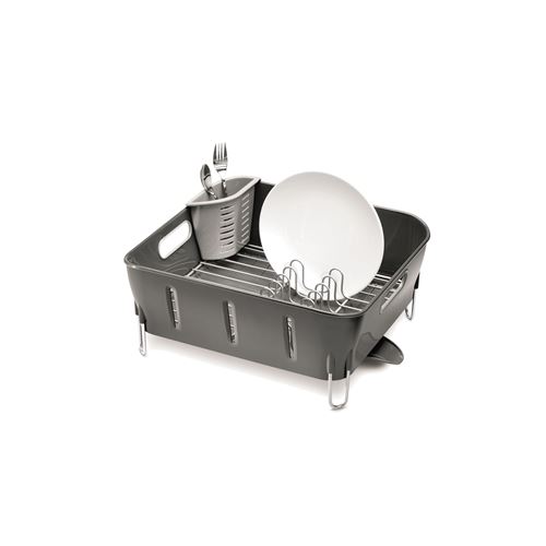 &Eacute;gouttoir &agrave; vaisselle gris Simplehuman