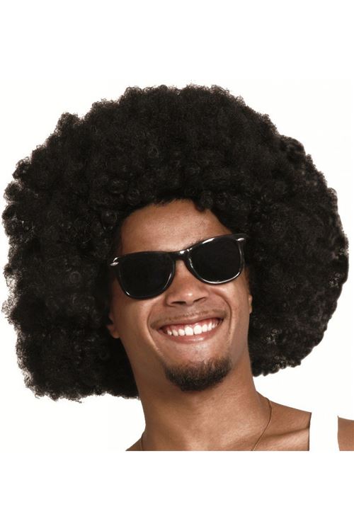 Perruque afro noire