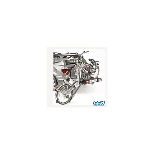 Porte velo sur attelage plateforme mottez zeus 2 velos specifique vae/e bike