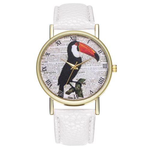 Toucan classique authentique montre montre animal montre femme montre montre à quartz T236-Ablanc