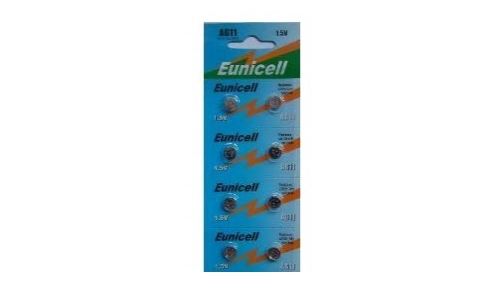 EUNICELL - Lot de 8 PILES AG11 362 361 LR721 SR721 SR721SW sr720 SR58
