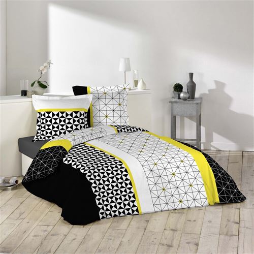 Parure de lit yellometric 260x240