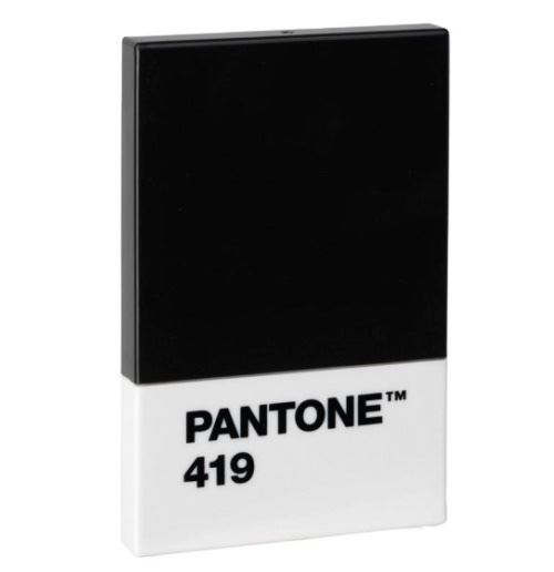 Pantone titulaire de la carte 9,5 cm noir/blanc