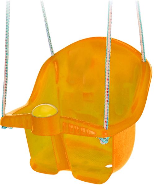 Tender Toys siège balançoire bébé avec corde 30 cm orange