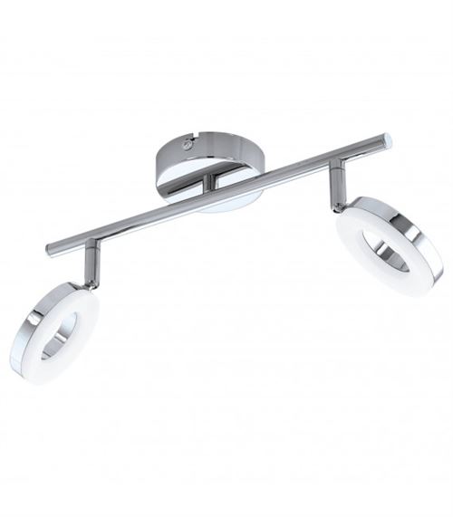 Plafonnier GONARO 2 ampoules chrome