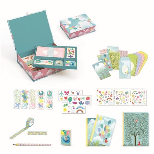 Djeco Vert Coffret Papeterie Charlotte - Image 1