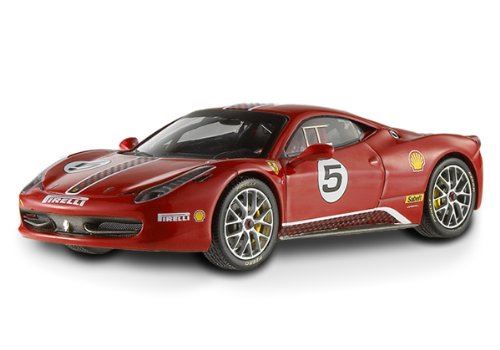 Hotwheels - Elite (Mattel) X5504 - Véhicule Miniature - Ferrari 458 Challenge - 2010 - Echelle 1:43