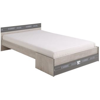 Industria Lit 120x200cm Avec Tiroir Achat Prix Fnac